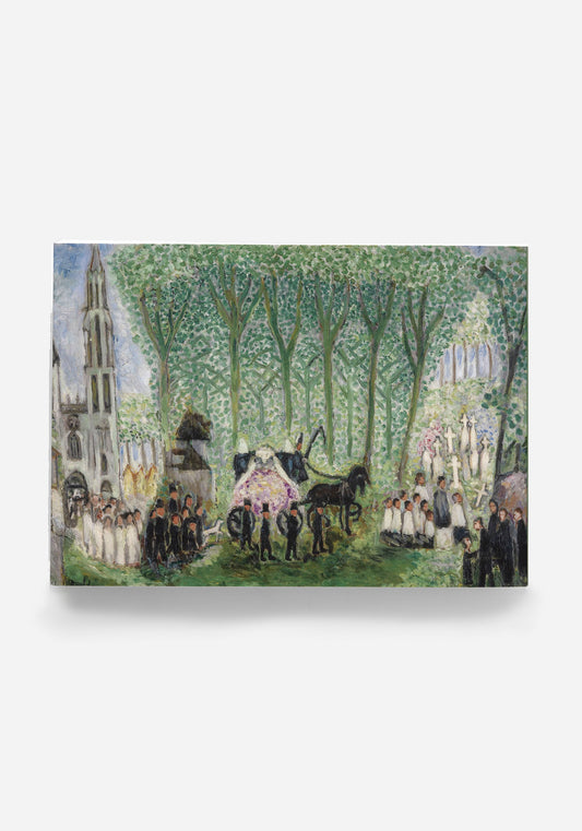 Anteckningsblock, Nils Dardel, Begravning i Senlis