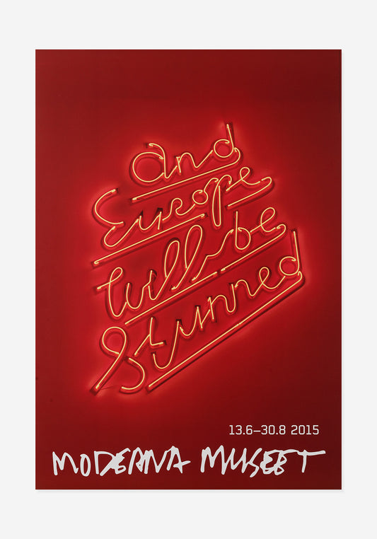 Poster, Yael Bartana, Efter Babel (And Europe will be stunned)