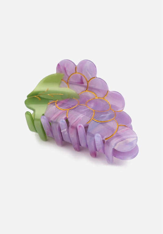 Hair clip - Grapes - Purple/Green