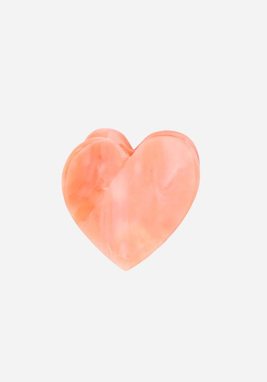 Hair Clip, Heart, Pink