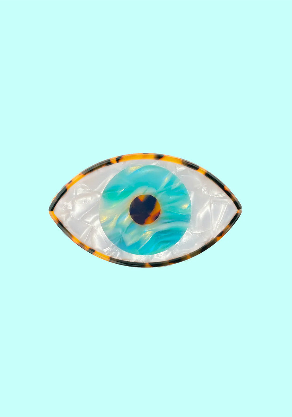 Hair Clip, Eye, Blue