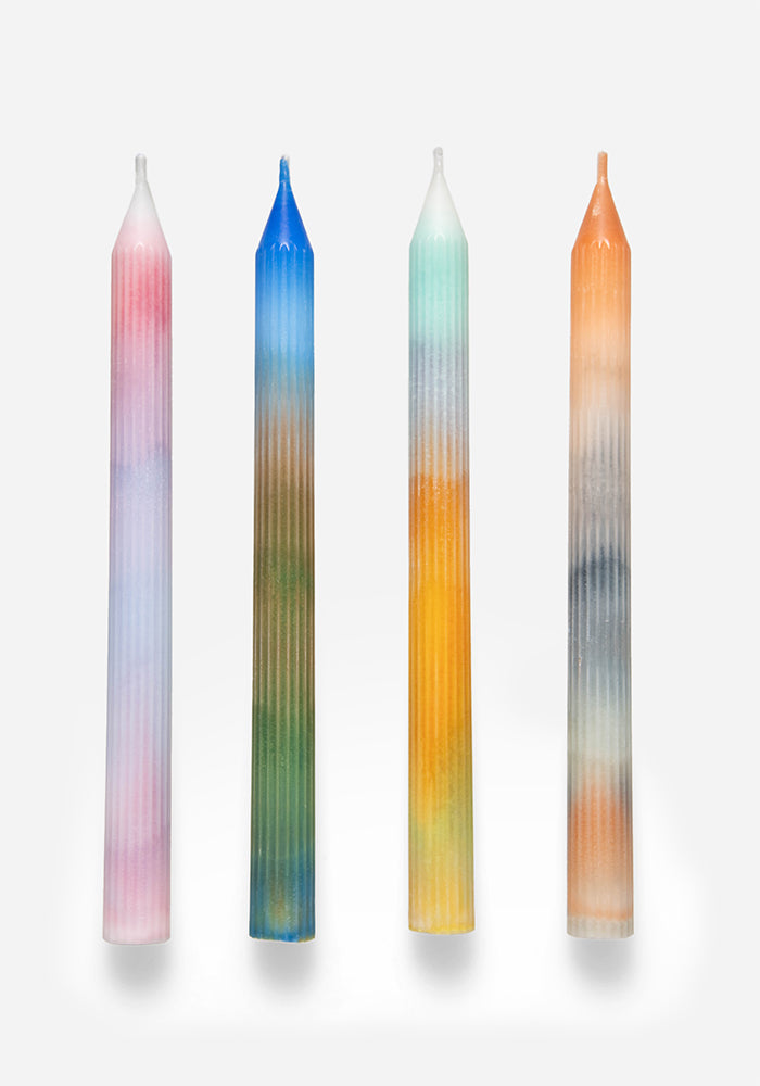 Light ribbed, mixed colors