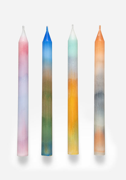 Light ribbed, mixed colors