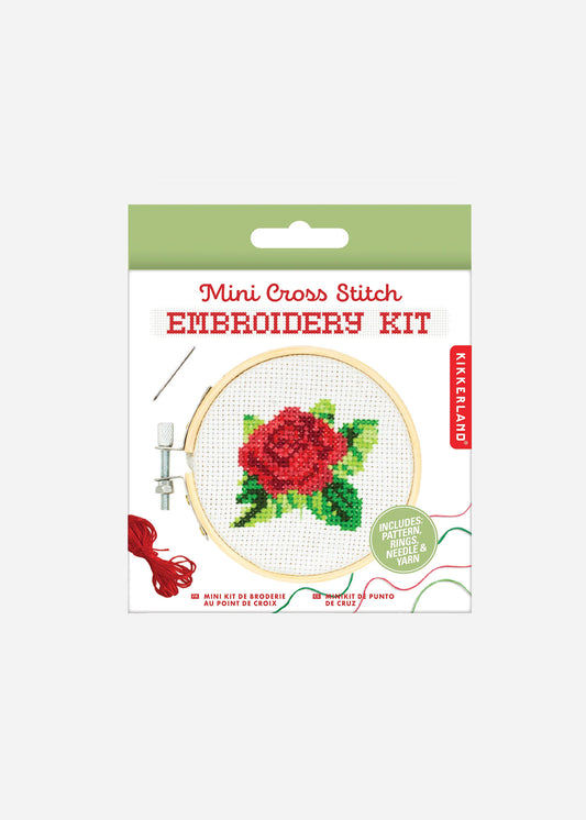 Embroidery kit, Rose