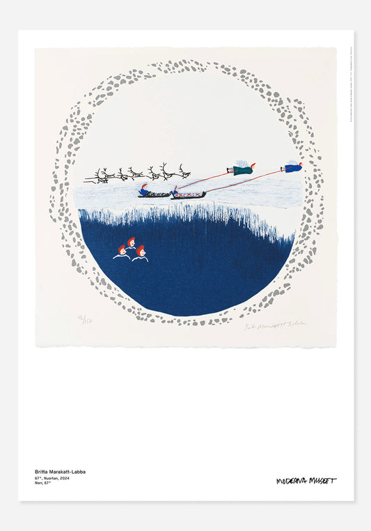 Mom139 - 67°, Nuortan (North, 67°) 50x70