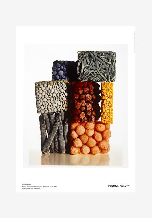 Poster, Irving Penn, Djupfryst mat med brytbönor