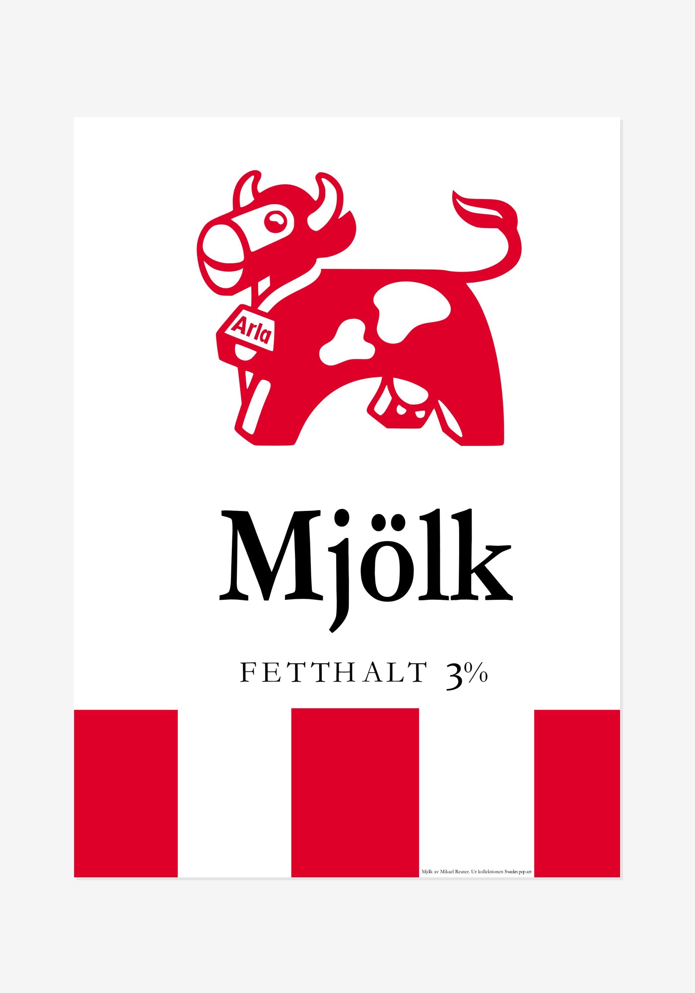Poster, Mikael Reuter, Mjölk