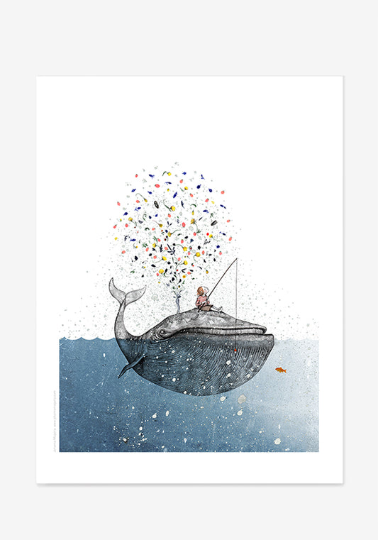 Poster, Johanna Magoria, Blossom Whale