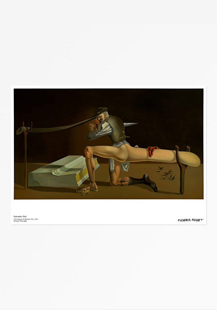 Poster, Salvador Dalí, Wilhelm Tells gåta