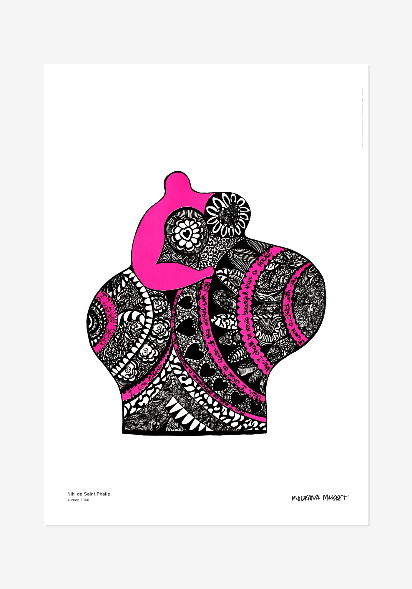 Poster, Niki de Saint Phalle, Audrey