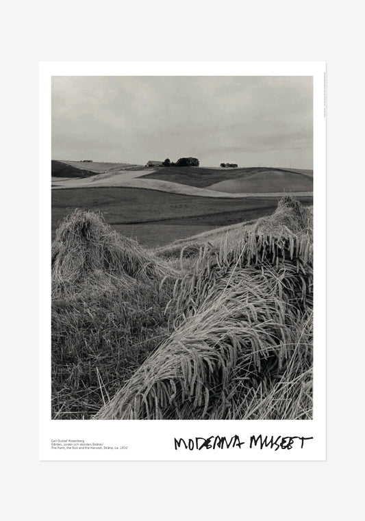 Poster, Carl Gustaf Rosenberg, Gården, jorden och skörden, Skåne