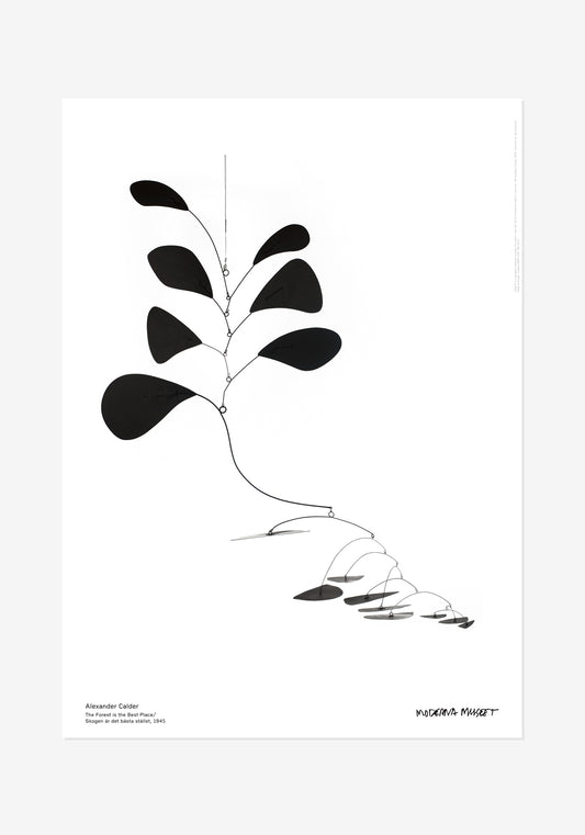 Poster, Alexander Calder, Skogen är det bästa stället