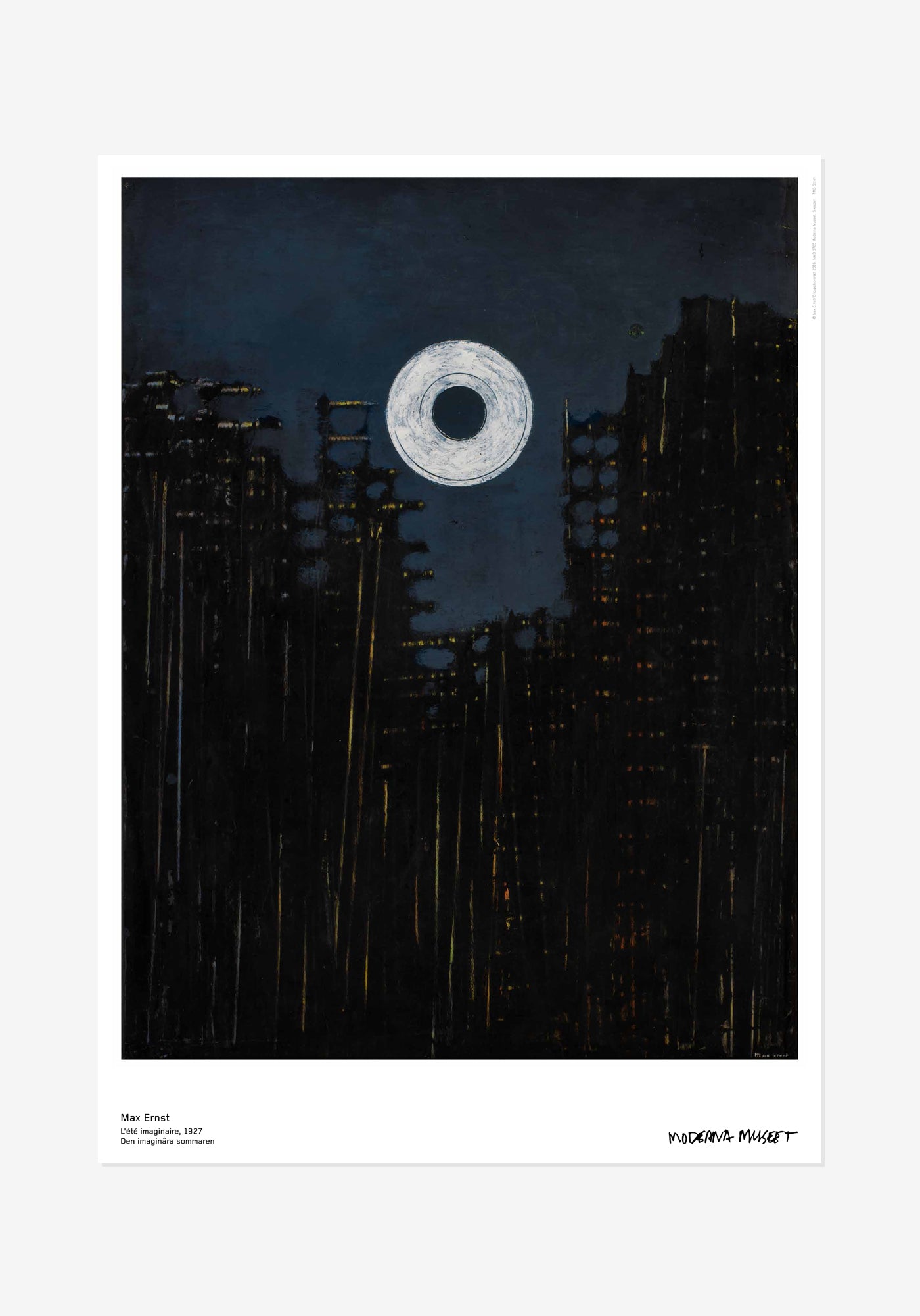 Poster, Max Ernst, L'été imaginaire