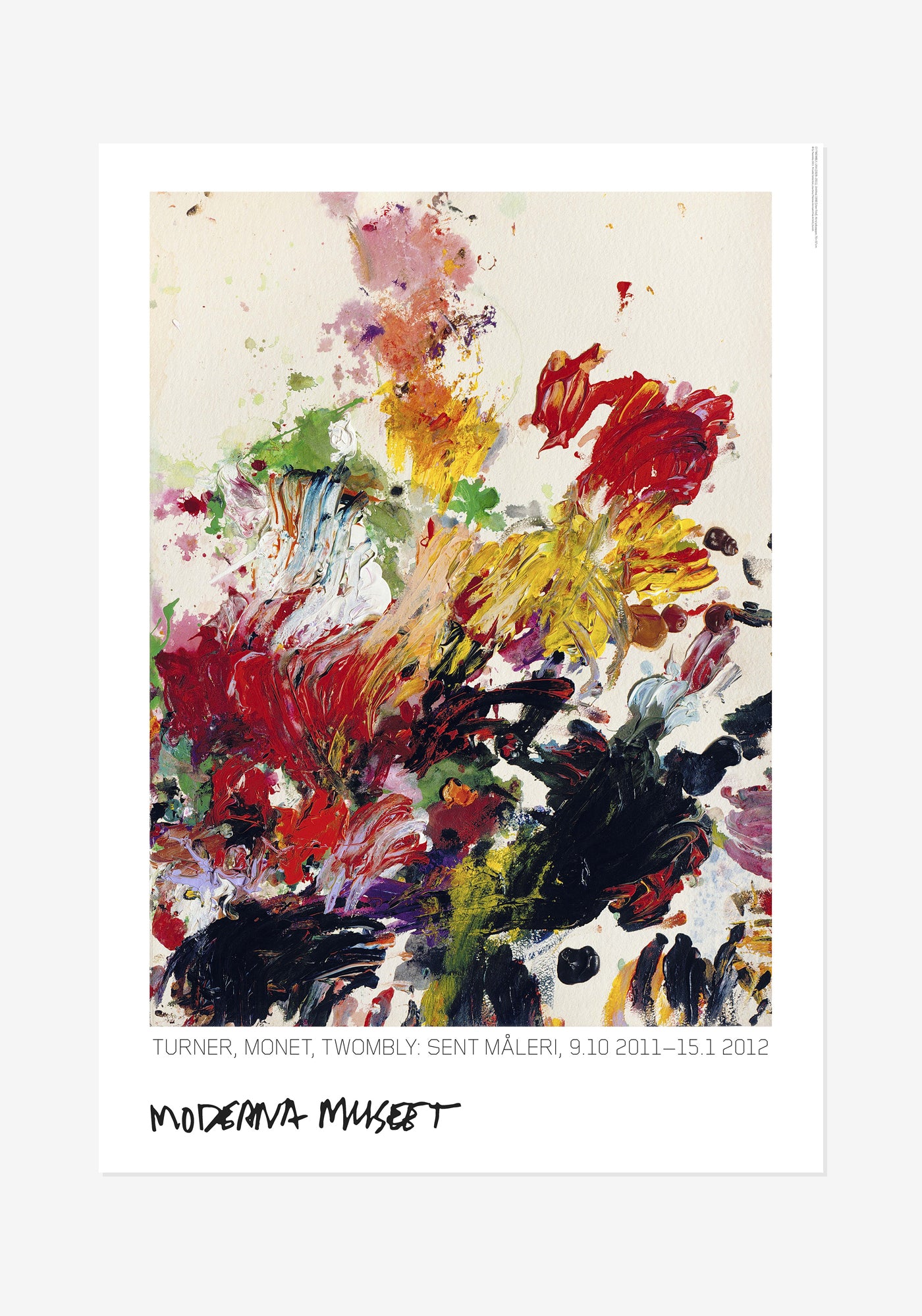 Poster, Cy Twombly, Utan titel
