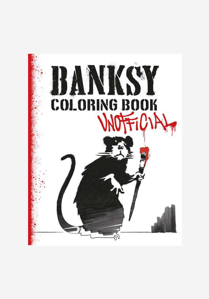 BANKSY coloring book unofficial, målarbok