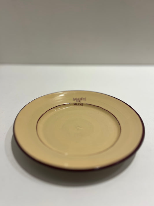 Assiett, Bistro, Röd kant