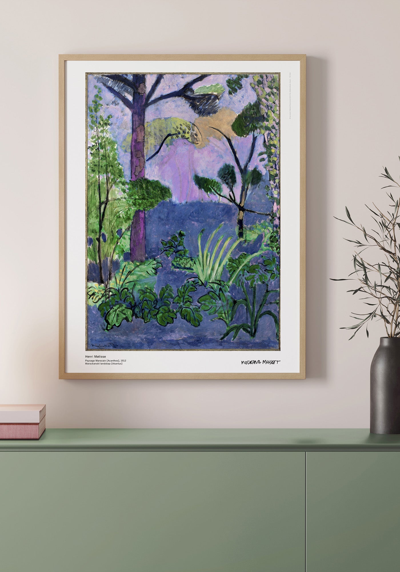 Poster, Henri Matisse, Marockanskt landskap (Akantus)