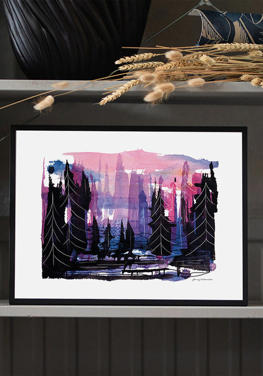 Poster, Jenny Wallmark, Pink Heaven