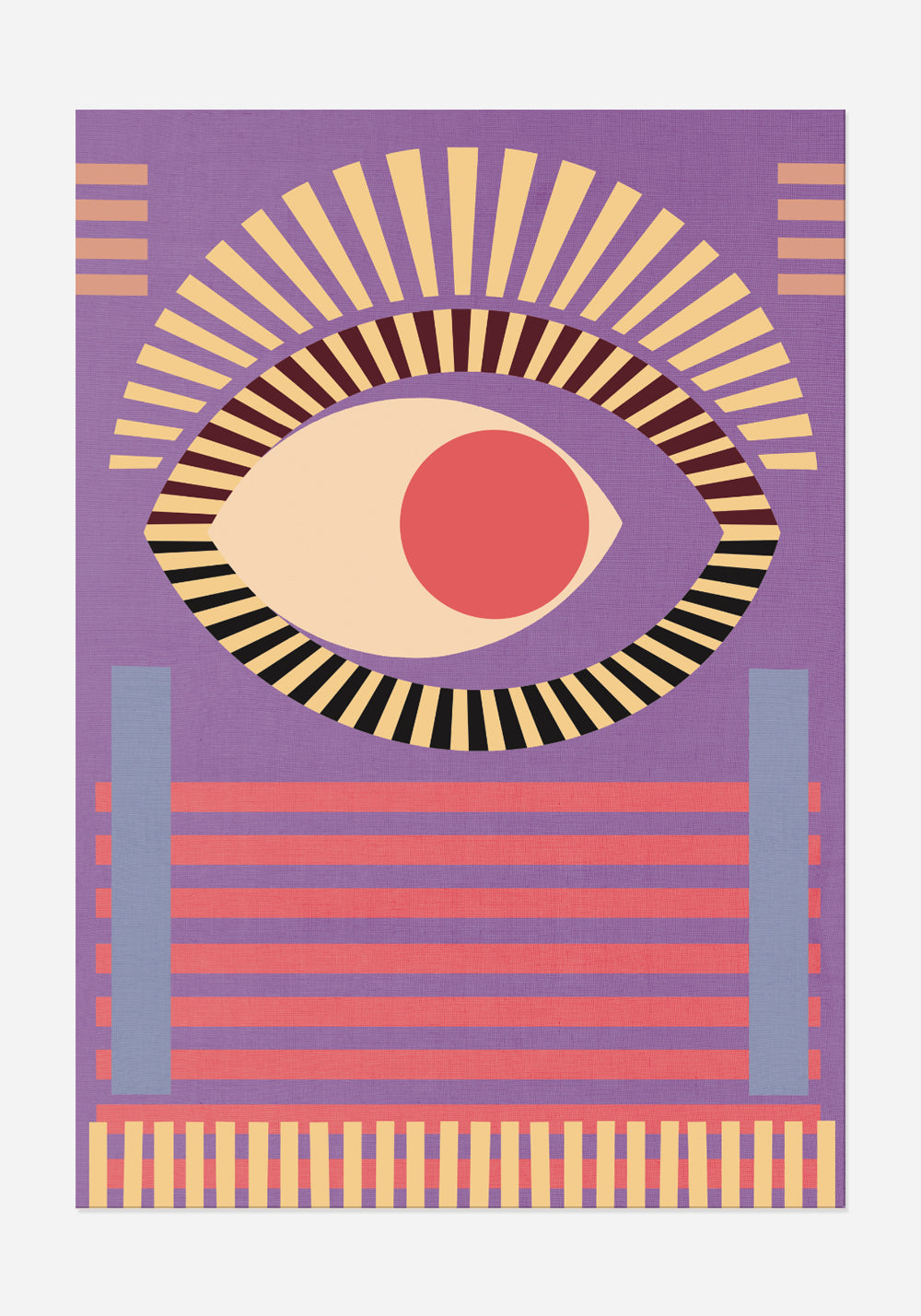 Poster, Moa Schulman, Big Sister, purple