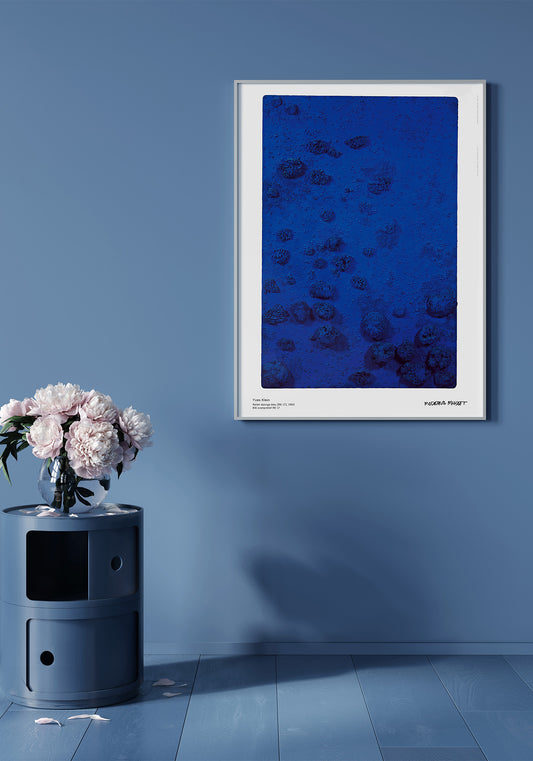 Poster, Yves Klein, Blue sponge relief RE 17, 1960