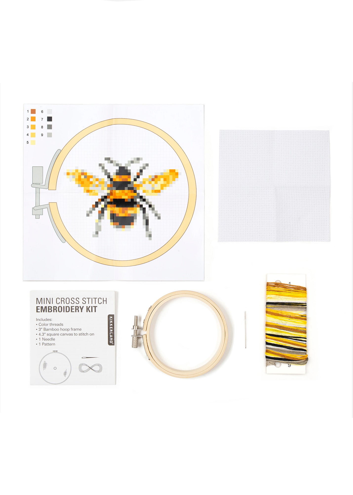 Embroidery kit, Bee