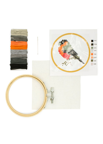 Embroidery kit, Bird