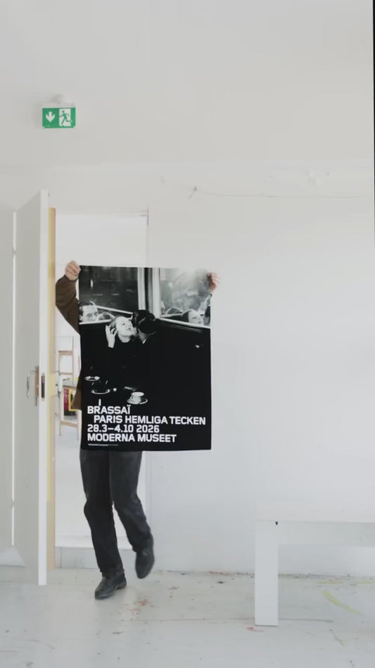 Poster, Brassai, Förälskat par på ett litet parisiskt café