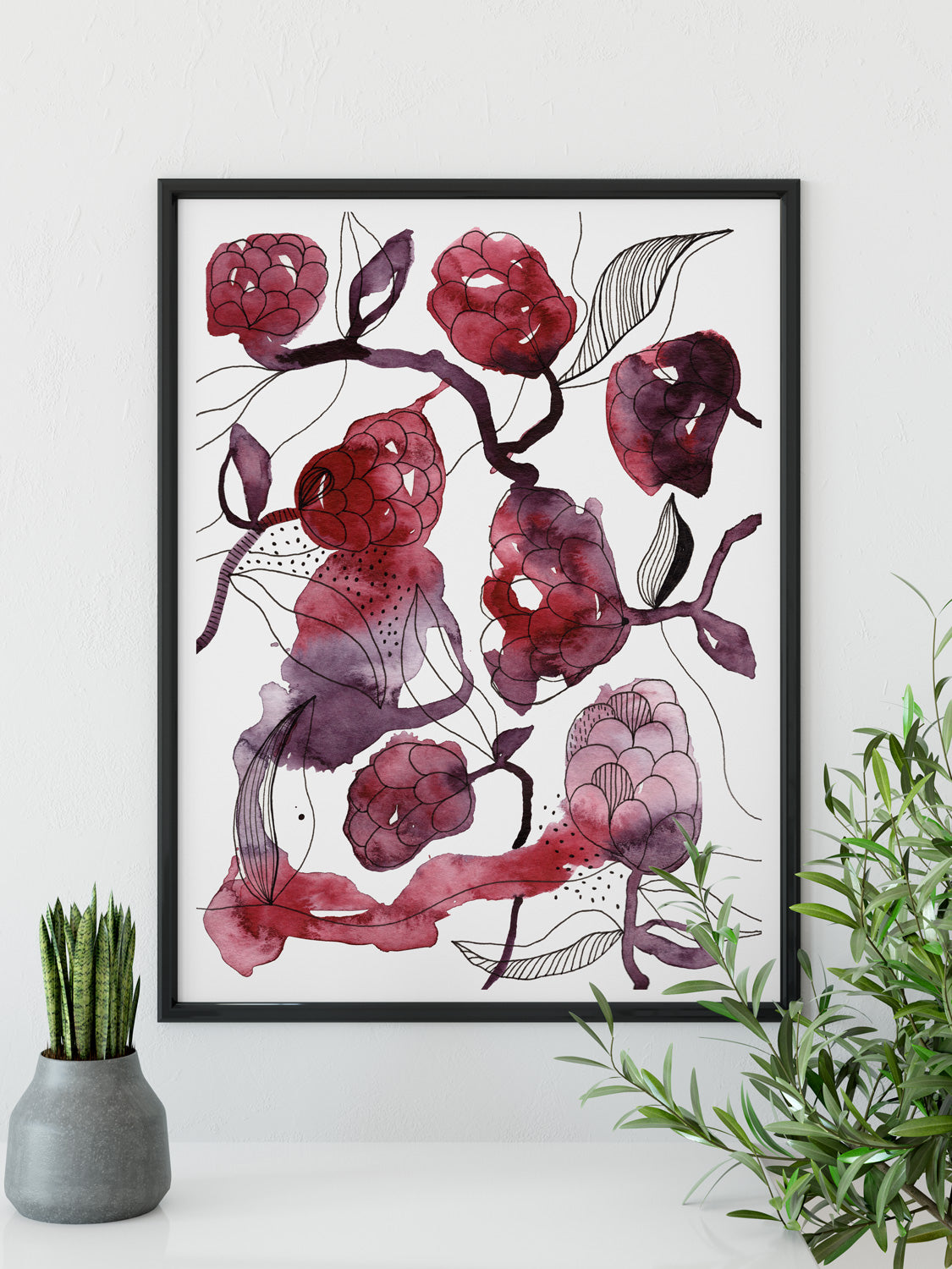 Poster, Jenny Wallmark, Purple