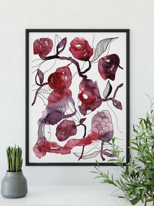 Poster, Jenny Wallmark, Purple