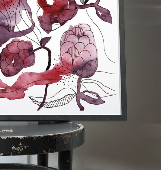 Poster, Jenny Wallmark, Purple