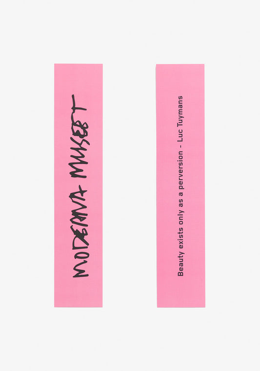 Bokmärke, "Beauty exists only as a perversion", Luc Tuymans